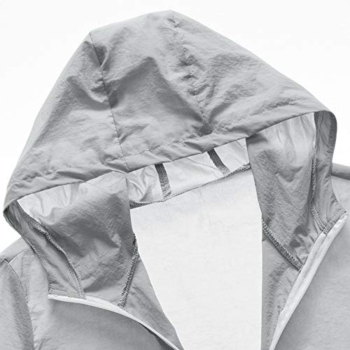 Anti UV protección solar delgada hombres mujeres Outwear pesca con capucha viaje camping al aire libre senderismo Tops camisa cremallera