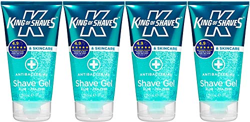Antibacteriano Gel De Afeitado Hombre 150 ml quad-pack de Rey de afeita …
