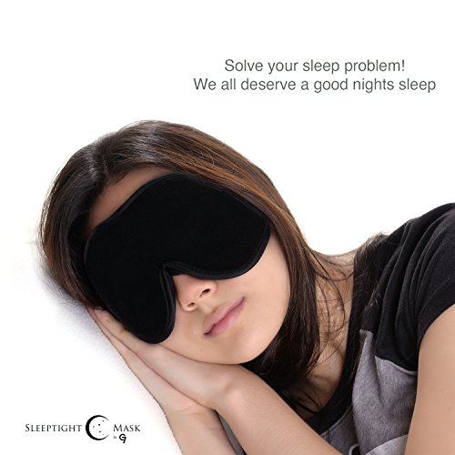 Antifaz para Dormir - Suave Venda para Ojos para Viajar 100% Anti-Luz Totalmente Opaco