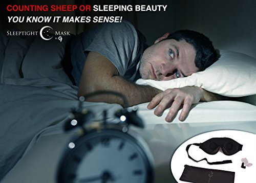 Antifaz para Dormir - Suave Venda para Ojos para Viajar 100% Anti-Luz Totalmente Opaco