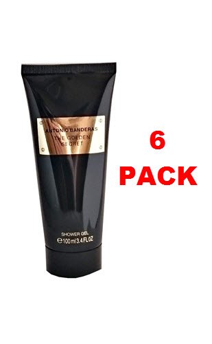 Antonio Banderas The Golden Secret Men gel de ducha 100 ml. Pack de 6