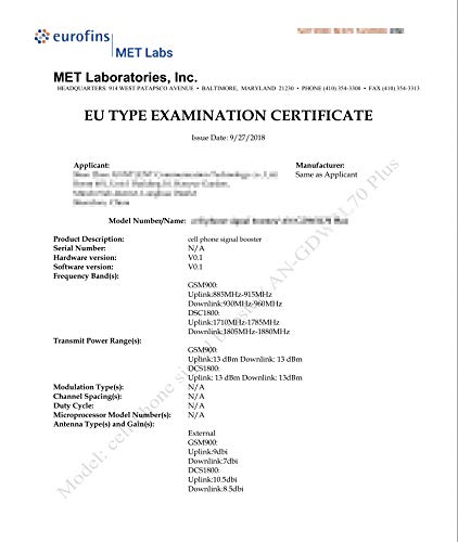 ANYCALL Amplificador 4g 800MHz Band 20 Soporte 4G LTE Datos Coverage Repetidor Señal Celular Teléfono Móvil para EI Hogar y la Oficina