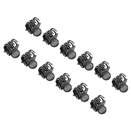 AOFOX 100 Clips para Plantas, orquídeas, orquídeas, Soporte para orquídeas, Clips de Flores y Vid para apoyar Tallos de Vid Crecer verticalmente Verde Oscuro