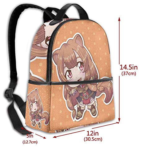 AOOEDM Ch-ibi Rapht-Alia Mochila Multifuncional para Mujeres y Hombres Mochilas Escolares Viajes Senderismo con Mochila con Bolsillo para hervidor