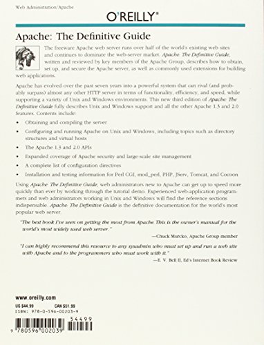 Apache: The Definitive Guide (Classique Us)