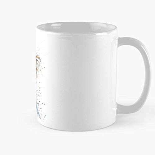 Aparrot-birds-splash Classic Mug - Novelty Ceramic Cups 11oz, Unique Birthday And Holiday Gifts For Mom Mother Father-teiltspe