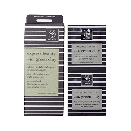 Apivita - Mascarilla de limpieza profunda con arcilla verde express beauty