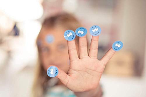 APLI Kids - Bolsa de gomets cara feliz-2, 3 hojas adhesivo removible, Surtido II, Única (14226)