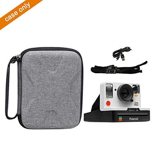 Aproca Duro Viajes Funda Bolso Caso para Polaroid Originals 9002/9003 / 9008/9009 / 9016/9017 One Step 2 Viewfinder i-Type - Cámara Instantáneas (Grey)