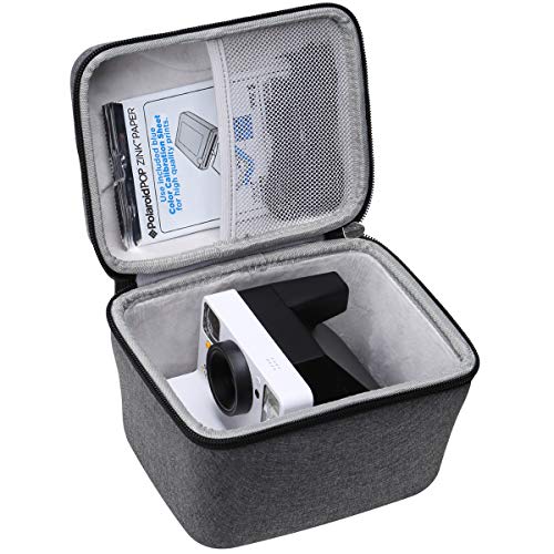 Aproca Duro Viajes Funda Bolso Caso para Polaroid Originals 9002/9003 / 9008/9009 / 9016/9017 One Step 2 Viewfinder i-Type - Cámara Instantáneas (Grey)