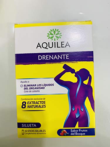 AQUILEA DRENANTE 15 Sticks, Negro, Mediano