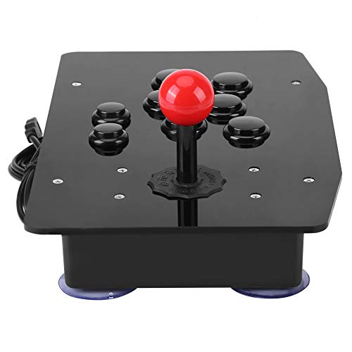 Arcade Fight Stick, USB2.0 Controlador de joystick de lucha de juegos de arcade, Controlador de juegos clásicos Zero Delay Botones de palanca de mando para Arcade PC WIN7/8/10