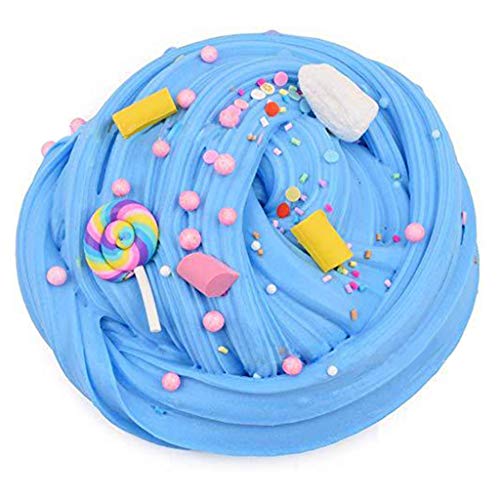 Arcilla Seca al Aire,4 Pack Butter Slime Kit, with Yellow Color Pineapple Slime, Pink Watermelon Slime, Coffee Slime, Blue Candy Slime and White Slime