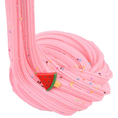 Arcilla Seca al Aire,4 Pack Butter Slime Kit, with Yellow Color Pineapple Slime, Pink Watermelon Slime, Coffee Slime, Blue Candy Slime and White Slime