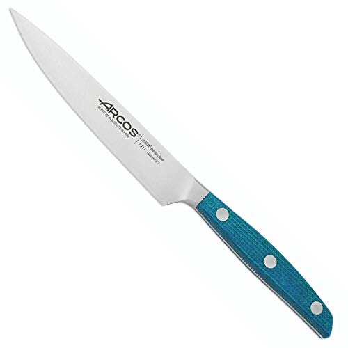 Arcos 191123 Cuchillo para Verduras, Stainless Steel, azul