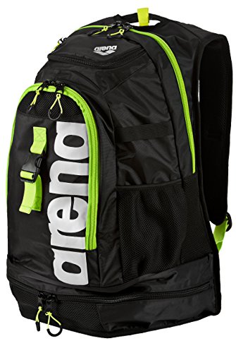 Arena Fastpack 2.1 Mochila, Unisex Adulto, Gris (Dark Grey/Acid), 36x24x45 cm (W x H x L)