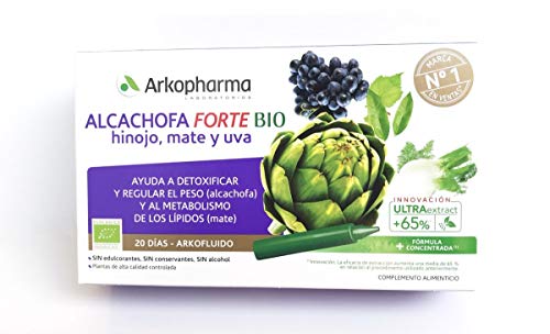 ARKOCAPIL - Ampollas Alcachofa Con Hinojo, Mate Y Uva Arkopharma