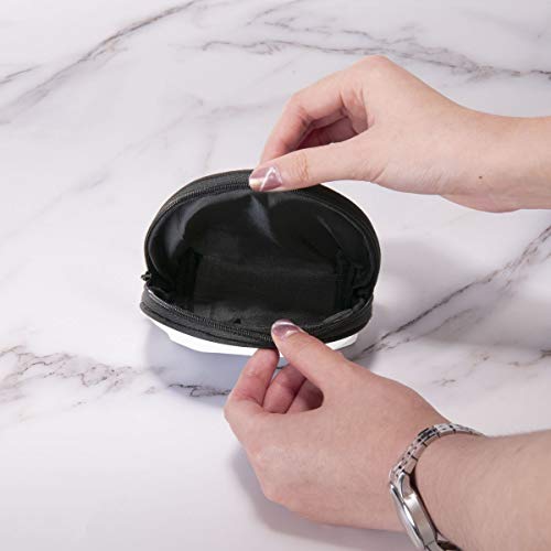 Arlequín Argyle Made Diamantes Negros Belleza Moda Mujeres Niñas Shell Cosmético Maquillaje Bolsa de Almacenamiento Monedas de Compras al Aire Libre Organizador de Billetera