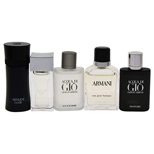 ARMANI by Giorgio Armani Gift Set -- Travel Set Includes Armani Code, Emporio Armani Diamonds, Acqua Di Gio, Armani and Acqua Di Gio Profumo / -- (Men)