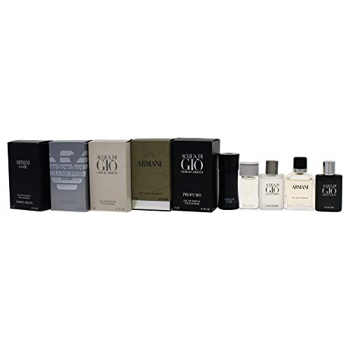 ARMANI by Giorgio Armani Gift Set -- Travel Set Includes Armani Code, Emporio Armani Diamonds, Acqua Di Gio, Armani and Acqua Di Gio Profumo / -- (Men)