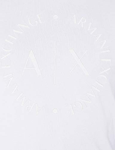 Armani Exchange 8nztcd Camiseta, Blanco (White 1100), X-Large para Hombre
