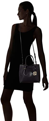 Armani Exchange - Bolso para mujer (22 x 11 x 25 cm), color Negro, talla 22x11x25 cm (B x H x T)