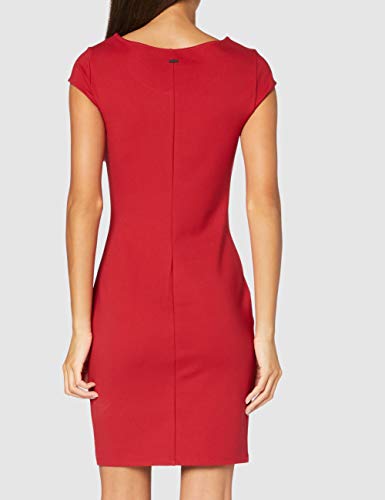 Armani Exchange Dress Vestido Informal de Negocios, Red Liquorice, L para Mujer