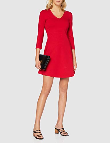 Armani Exchange Dress Vestido Informal de Negocios, Regaliz Rojo, M para Mujer