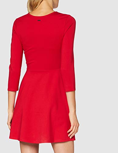 Armani Exchange Dress Vestido Informal de Negocios, Regaliz Rojo, M para Mujer