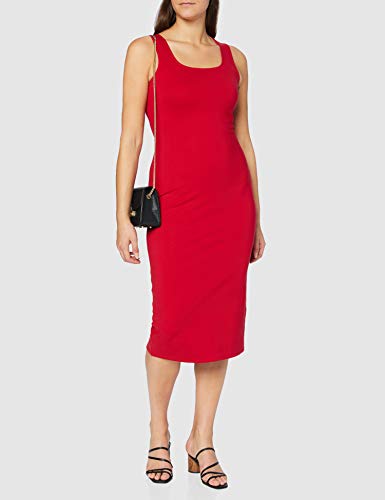 Armani Exchange Little Black Dress Vestido Informal de Negocios, Regaliz Rojo, L para Mujer