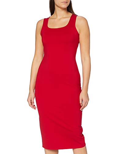Armani Exchange Little Black Dress Vestido Informal de Negocios, Regaliz Rojo, L para Mujer