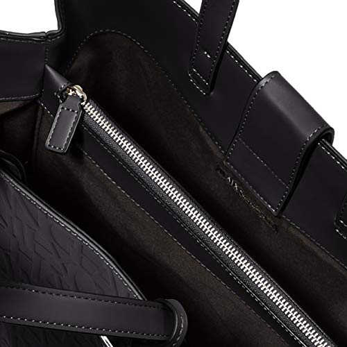 Armani Exchange Liz - Bolso para mujer (24 x 16 x 35 cm), color Negro, talla 24x16x35 cm (B x H x T)