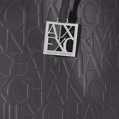 Armani Exchange Liz - Bolso para mujer (24 x 16 x 35 cm), color Negro, talla 24x16x35 cm (B x H x T)