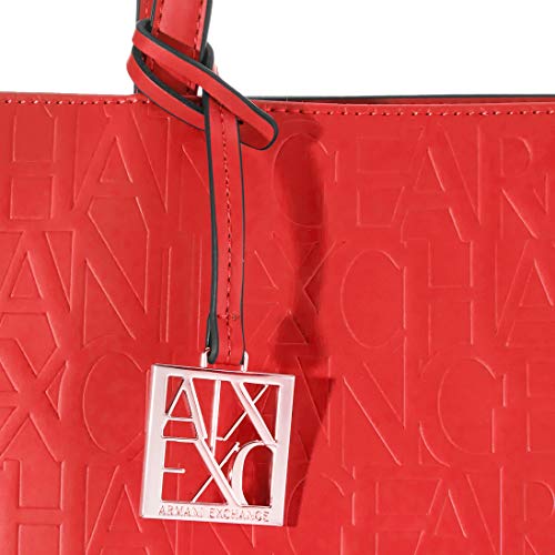 Armani Exchange Liz-Open - Calavera para mujer (28 x 11 x 40 cm), color Rojo, talla 28x11x40 cm (B x H x T)