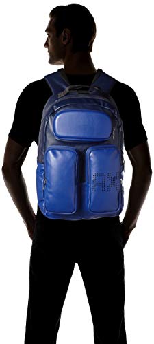 Armani Exchange Pockets Backpack, Mochilas para Hombre, Azul (Marine/Navy), 28x19x34 centimeters (B x H x T)