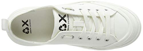 Armani Exchange Sneaker, Zapatillas para Mujer, Blanco (Opt White+White A222), 41 EU