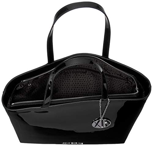 Armani Exchange - Womans Shopping, Bolsos totes Mujer, Negro (Black), 29x12x43 cm (B x H T)