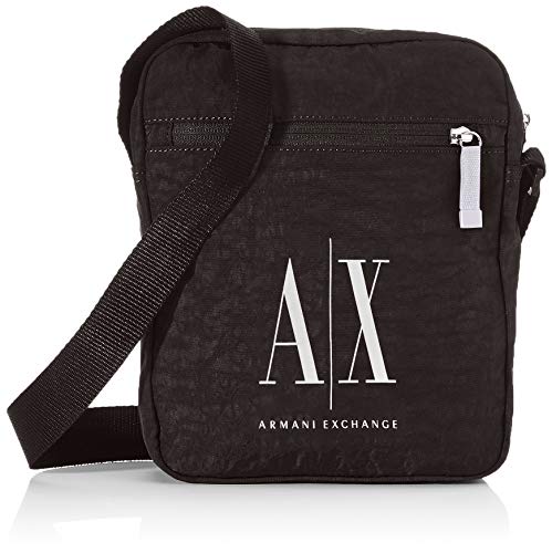 Armani ExchangeCrossbodyHombreBolso bandoleraNegro (Negro/Black)26x5x21 Centimeters (B x H x T)