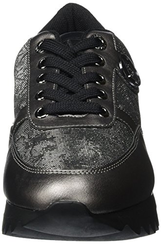Armani Jeans Sneaker Runner, Zapatillas para Mujer, Negro (Nero 00020), 41 EU