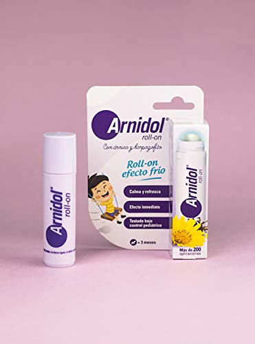 ARNIDOL - Roll On 15ml, Reconforta y refresca tras golpes leves, Arnica y Harpagofito