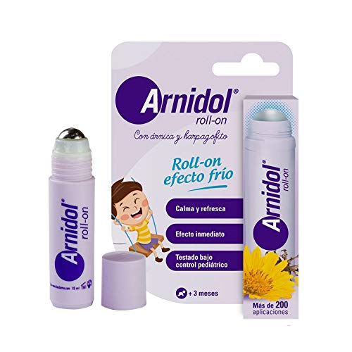 ARNIDOL - Roll On 15ml, Reconforta y refresca tras golpes leves, Arnica y Harpagofito