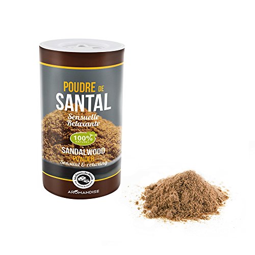 Aromandise MEMBTE01 - Polvo de sándalo, extractos de Plantas, Natural, 10 x 10 x 3,5 cm
