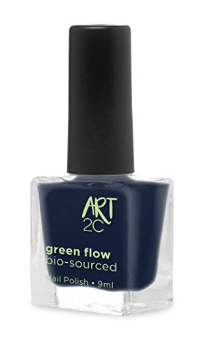 Art 2C - Esmalte de uñas puro con fórmula 85 % ecológica y vegana, 24 colores, 9 ml, color: Denim (31)