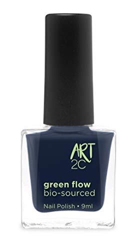 Art 2C - Esmalte de uñas puro con fórmula 85 % ecológica y vegana, 24 colores, 9 ml, color: Denim (31)