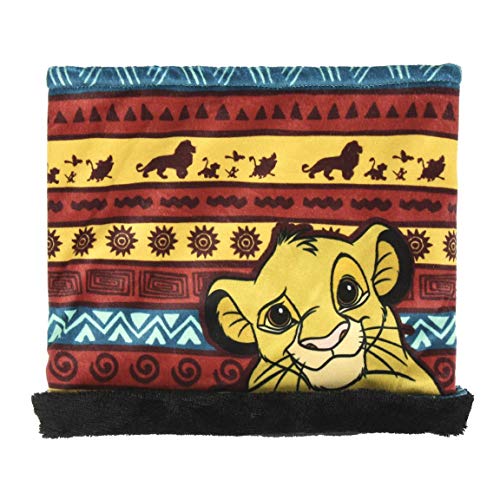ARTESANIA CERDA Braga Cuello El Rey Leon Calentadores, Amarillo (Amarillo 20), One Size (Tamaño del fabricante: One Size) para Niños