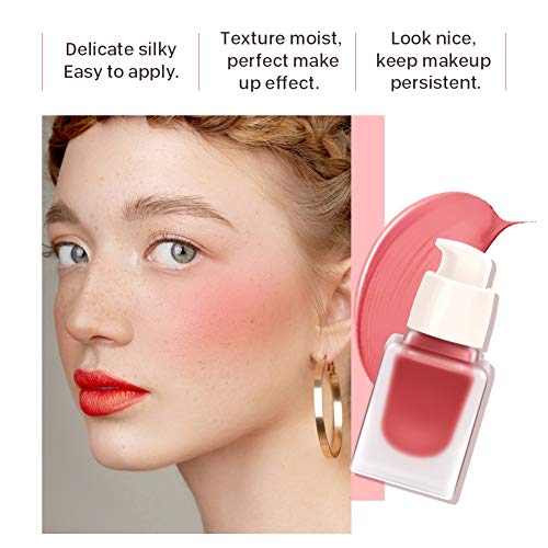 ARTIFUN Liquid Blushes Long-lasting Brighten Waterproof Easy To Color Liquid Blusher Cheek Makeup