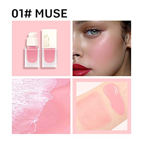 ARTIFUN Liquid Blushes Long-lasting Brighten Waterproof Easy To Color Liquid Blusher Cheek Makeup
