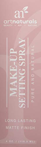 ArtNaturals Espray Fijador De Maquillaje - (4 Fl Oz/120ml) - Acabado Mate - Matte Makeup Setting Spray