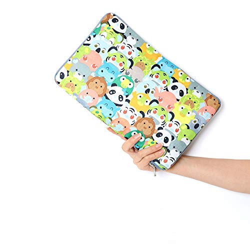 Arxus Bolso Grande de Viaje Plegable en la Bolsa de Viaje con Equipaje y Correa para el Hombro (Huella Animal)