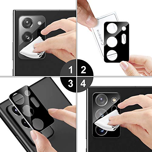 AsBellt Protector Pantalla Galaxy Note 20 Ultra (2*Protector de Pantalla de Cristal y 1*Protector de Cámara de Cristal) Protector de Pantalla Cristal Vidrio Templado para Samsung Galaxy Note 20 Ultra
